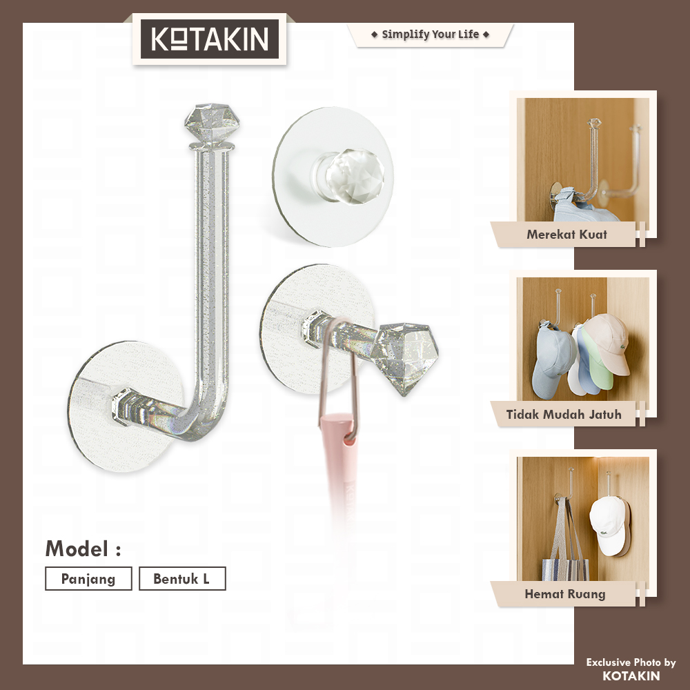 Mhook Gantungan Kristal